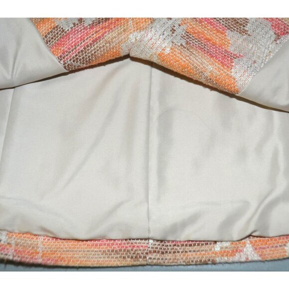 Alfred Dunner Ladies 10 Tweed Button Front Blazer Jacket Floral Office Event - Picture 10 of 12